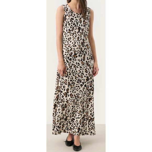 Attitudes by Renee Animal Print Stretch Maxi Tank Dress size Small - Picture 7 of 7